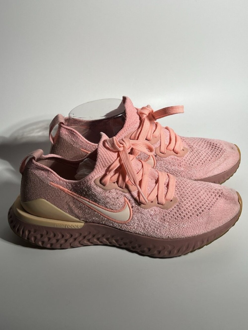 Nike Epic React Flyknit 2 Pink Women’s Running Shoes 7.5 BQ8927-600